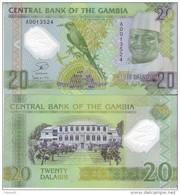 New GAMBIA 20 Dalasis  POLIMER  Pnew  Dated 22.07.2014  UNC - Gambia