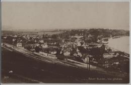 Saint Blaise - Vue Generale Avec Gare Bahnhof - Photo: Perrochet-Matile - Saint-Blaise