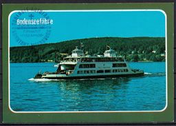 Schiffahrt Bodensee, Sonderstempel & Marke - Ferries