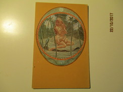 NUDE  WOMAN BY FIDUS , OLD POSTCARD , O - Fidus