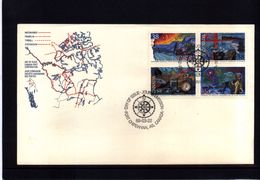 Canada 1989 Interesting FDC - Brieven En Documenten