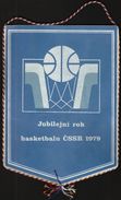 Basketball / Flag, Pennant / Czechoslovakia - Bekleidung, Souvenirs Und Sonstige