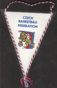 Basketball / Flag, Pennant / Czech Basketball Federation - Bekleidung, Souvenirs Und Sonstige