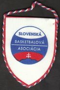Basketball / Flag, Pennant / Slovakia Basketball Federation - Abbigliamento, Souvenirs & Varie