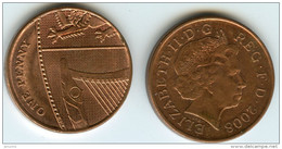 Grande Bretagne Great Britain 1 Penny 2008 Nouvelle Face KM 1107 - 1 Penny & 1 New Penny