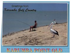 (300) Australia - QLD - Kurumba Point Fisherman And Pelican - Far North Queensland