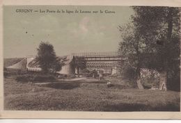 CPA - GRIGNY - LES PONTS DE LA LIGNE DE LOZANE SUR LE GARON - - Grigny