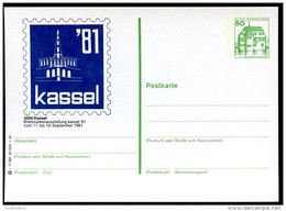 BERLIN P120 Bild-Postkarte Ausstellung Kassel ** 1981 - Postkarten - Ungebraucht