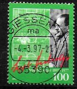 ALLEMAGNE  N° 1728   Oblitere   Sepp Herberger  1997  Football  Soccer  Fussball - Gebruikt