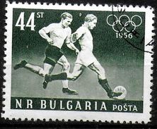 BULGARIE  N° 870  Oblitere    Jo 1956     Football Soccer  Fussball - Gebruikt