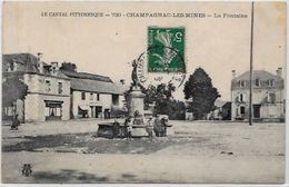 CPA Cantal Auvergne Circulé Champagnac Les Mines - Autres & Non Classés