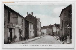 CPA Cantal Auvergne Circulé L'Hopital Les Mines Pompe à Essence - Otros & Sin Clasificación