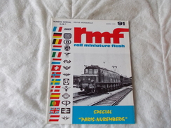 RMF Rail Miniature Flash 1970 Mars N° 91 Paris Nuremberg - Modellismo