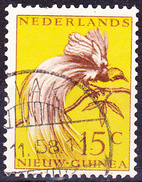 Niederländisch-Neuguinea - Großer Paradiesvogel (Paradisaea Apoda) (MiNr: 28) 1954 - Gest Used Obl - Nueva Guinea Holandesa