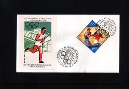 Hungary 1972 Olympic Games Muenchen  Torch Running / Fackellauf For Olympic Games In Muenchen Interesting Cover - Summer 1972: Munich