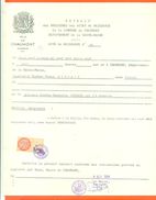 52 Chaumont - Généalogie - Extrait Acte De Naissance En 1939 - Timbre Fiscal - VPAN 3 - Naissance & Baptême