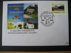 Österreich- Pers.BM Auf Beleg Von Der Ortsbildmesse In Schmidham 2010 - Personalisierte Briefmarken