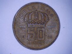 BELGIQUE - 50 CENTIMES 1953 - BAUDOUIN I - 50 Cent