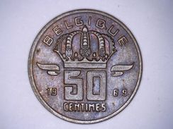 BELGIQUE - 50 CENTIMES 1969 - BAUDOUIN I - 50 Centimes