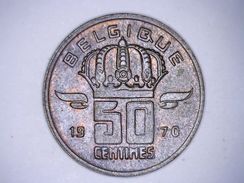 BELGIQUE - 50 CENTIMES 1970 - BAUDOUIN I - 50 Cents