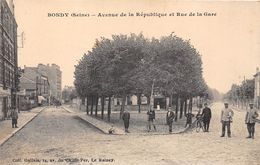 93-BONDY- AVENUE DE LA REPUBLIQUE ET RUE DE LA GARE - Bondy