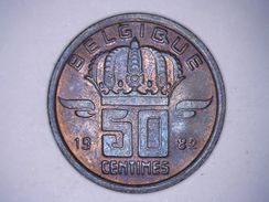 BELGIQUE - 50 CENTIMES 1982 - BAUDOUIN I - 50 Cents