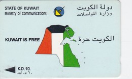 Kuwait, 6KWTA, Kuwait Is Free, 2 Scans. - Koweït