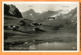 ALB445, Restaurant De Villars Bretaye, La Lac Et Chalets, Dent Favre, Dents De Morcles, 10212, Circulée 1939 - Morcles