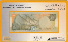 Kuwait, 12KWTA, 10 Dinar Banknote, 2 Scans. - Koeweit