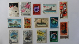 Russie :14 Timbres Oblitérés - Collections