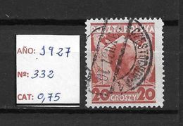 LOTE 1787  ///   POLONIA 1927   YVERT Nº: 332       ¡¡¡¡ LIQUIDATION !!!! - Gebraucht