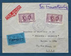 Censure De Fort De France ( Martinique ) Pour Lyon ( France ) Par Avion Via Transatlantique ( 9 - 11 - 1940 ) - Briefe U. Dokumente