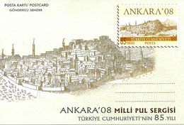 Turkey; 2008 Postal Stationery "National Stamp Exhibition, Ankara" - Enteros Postales