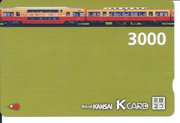 Train Carte Prépayée Japon Card Karte  (D.36) - Trains