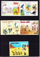 France, Lot De 5 Blocs, BD, Astérix 22+Tintin 28+Gaston 34+Boule Et Bill 46+Lucky Luke 55 ( Bloc1710/3) - Bandes Dessinées