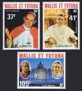 # WALLIS ET FUTUNA - 1979 - Paulus VI + Joannes Paulus I - Papa - 3 Stamps MNH - Unused Stamps