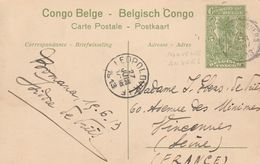 Congo Belge Entier Postal Illustré 1913 - Storia Postale