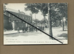 CPA Rétrécit  -  Canteleu  -  (S -Inf.) -  L'Ecole Communale De Garçons - Route De Duclair - Canteleu