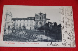 Meda Monza Brianza Piazza Parrocchiale 1904 Foto Martinoli - Monza