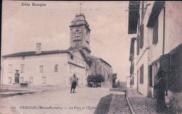 France 64, Urrugne, La Place Et Eglise (102) - Urrugne