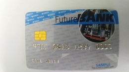 Future Bank-credit Card-(set 182)-(1234-0007)-used+1card Prepiad Free - Geldkarten (Ablauf Min. 10 Jahre)