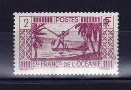 Etablissements Français De L'Océanie 1939 Pêcheur - Unused Stamps