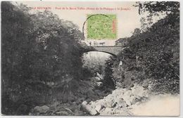 CPA Ile De La Réunion Pont De La Basse Vallée Circulé - Autres & Non Classés