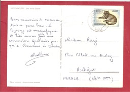 Y&T N° 596 LUXEMBOURG   Vers  FRANCE 1961  2 SCANS - Storia Postale