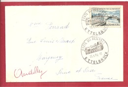 Y&T N°647 ETTELBRUCK   Vers  FRANCE 1964 - Storia Postale