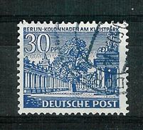 Berlin 1949: Mi.-Nr. 51 (PM 4a): Berliner Bauten   Gest. - Plaatfouten En Curiosa