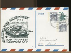 Ganzsachen - Umschläge - BPK NEUSTADT DER WEINSTRASSE - PANZER LEOPARD - Private Postcards - Mint