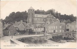 Chailland 53 (074) Vue De L'Eglise Et Du Pont - Chailland