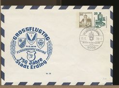 Ganzsachen - Umschläge - ERDING - FLIEGERHOST - WAPPEN - Privé Briefomslagen - Ongebruikt