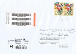 Serbia 2011 Beograd World Cup Football South Africa Barcoded Registered Cover - 2010 – South Africa